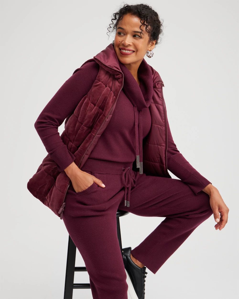Zenergy® Velour Reversible Vest | Chico's